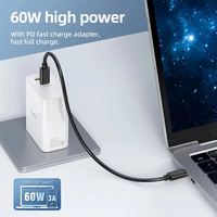 Pengatur Kabel Tipe-C Multifungsi Portabel yang Dapat Diberikan Sebagai Hadiah dengan Pengisian Cepat 60W PD Quick Charge dan Penyangga Ponsel 5-in-1