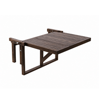 Table de balcon STOCKHOLM – Plusieurs couleurs disponibles pour balcons d'appartements et usage extérieur – Fonction pliable – Service OEM/ODM
