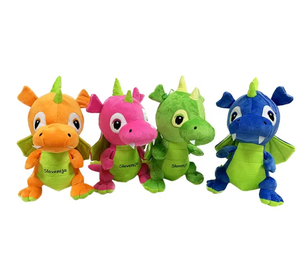 Peluche Personalizzabile Ricamato Kawaii, Morbido <span class=keywords><strong>Dinosauro</strong></span> Imbottito con Cotone PP per Alleviare lo Stress - Product Image 5