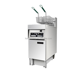 Friteuse professionnelle à gaz en acier inoxydable verticale à pression de 20 litres pour poulet - Product Image 2