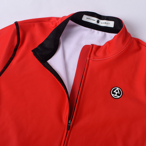 Maillots à manches longues personnalisés coupe-vent thermique en polyester MITI de haute qualité pour le cyclisme - Product Image 6