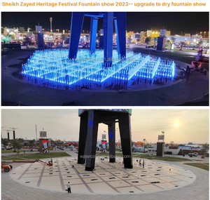 3rd phaze Dia 75 m tháp thiết kế trang trí sàn nước đài phun nước ngoài trời cho các sự kiện Sheikh zayed Di Sản lễ hội - Product Image 6
