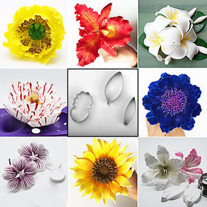 แม่พิมพ์ตัดบิสกิตสแตนเลส 15 แบบ รูปดอกไม้ แม่พิมพ์ขนมแบบพลิก แม่พิมพ์ตัดลายใบไม้ดอกไม้จำลองแบบอังกฤษ - Product Image 3