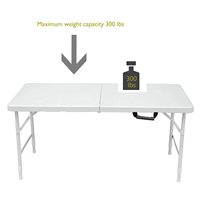 Fournisseur en gros en Chine Petit jardin pliant portable Tables d'extérieur rectangulaires modernes de camping Pinnic en plastique pour la salle à manger