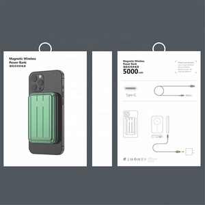 T109 15W portatile 5000mah batteria caricatore magnetico Power Bank Ultra-sottile ricarica Wireless per iphone 12 12pro <span class=keywords><strong>Max</strong></span> 13 14 15 Plus - Product Image 6