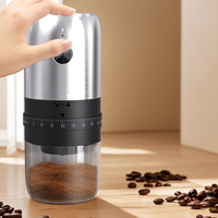 Nouvelle machine à café portable USB électrique, moulin à grains de café 40 vitesses réglables, rechargeable, mini machine à café domestique