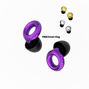 Ciclón Venta al por mayor Reducción de ruido Protección auditiva Tapones para los oídos Reducción de ruido 25-32 dB Tapones para los oídos de silicona para dormir cómodos - Product Image 2