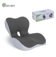 Coussin lombaire ergonomique 2-en-1 en mousse à mémoire de forme, pour soulagement orthopédique de la douleur, confortable et à maintien de forme, fourni par l'usine