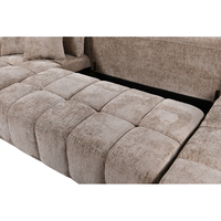 Canapé en U de luxe en gros, mobilier sur mesure, canapé-lit pour salon et hôtel