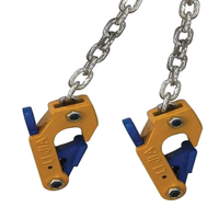 Sling d'assemblage en chaîne d'acier à forme sans fin et à œil plat pour le levage vertical de fûts et de barils (conception à quatre brins)