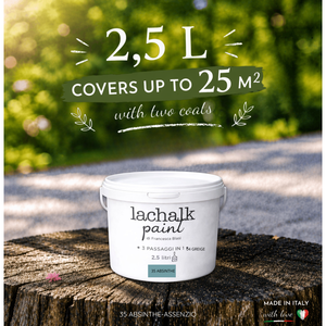 35 ABSINTHE 25 lt LaChalk the evolution of <b>chalk</b> paint Where <b>chalk</b> meets resin: Hybrid <b>Chalk</b> Resin Paint made in Italy - Product Image 2