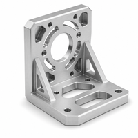 Pièces usinées de précision en acier inoxydable 304 chromé, perçage CNC, personnalisation sur mesure pour pièces robotiques