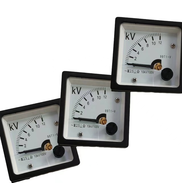 MT High Voltage Mini Panel Voltmeter 100v 10kv Kilovolt AC DC Transformers with Digital Analog Display Voltage Meters