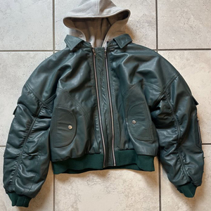 Giacca Bomber uomo con cappuccio cappotto Vintage giacca Unisex <span class=keywords><strong>Varsity</strong></span> Jersey Washed felpa con cappuccio colore e stile personalizzati, tessuto e Logo - Product Image 4