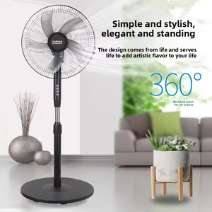 Ventiladores Recargable Fuerza de viento fuerte Ventilador de piso eléctrico Hogar y oficina Ventilador de plástico tridimensional - Product Image 6