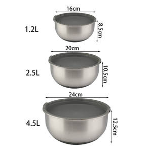 Construit en acier inoxydable de haute qualité et de qualité alimentaire, offre une résistance exceptionnelle à la corrosion des bols de mélange - Product Image 6