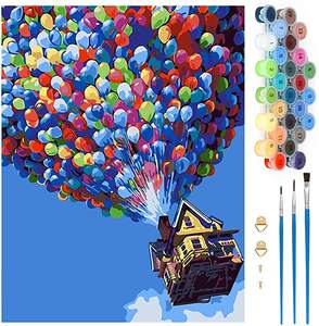 Décoration <span class=keywords><strong>de</strong></span> la maison cadeau adulte et enfant do-it-yourself couleur bricolage peinture bricolage toile peinture par numéros - Product Image 2