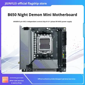 Jingyue B650i Night Devil, Nueva Placa Base Mini <span class=keywords><strong>ITX</strong></span> para PC de Escritorio, DDR5 <span class=keywords><strong>AM5</strong></span>, Compatible con CPU de la Serie 7000 - Product Image 2