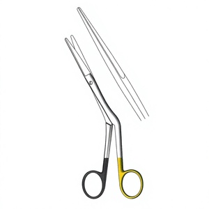 Tijeras Heymann de 20 cm / 8 Pulgadas, Rectas, con Una Hoja Dentada, Super Cut TC, Instrumento Quirúrgico Médico de Precisión - Product Image 1
