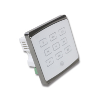 Amplificateur mural mini-audio bluetooth 25W de classe D, 2/4 canaux, avec prise en charge USB, carte SD/TF, 2 à 8 haut-parleurs, télécommande