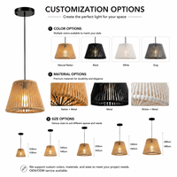 Lampe Suspendue LED Solaire USB à Double Chargement, Rechargeable, en Rotin, pour Mariage, Étanche IP54, Installation pour Jardin