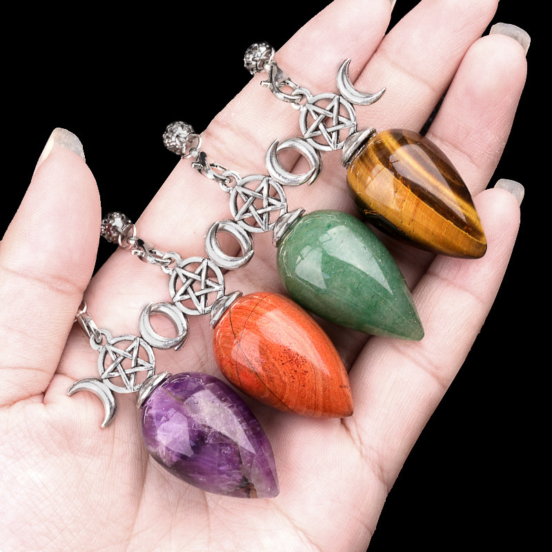 Shiny Trendy Natural Stone Crystal Handmade
