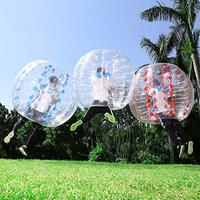 1.2m 1.5m PVC TPU Balles gonflables de pare-chocs Bubble Football Football pour adultes et enfants avec pompe à air et 1 an de garantie