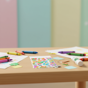 Adesivi 3D in schiuma EVA di Ilaan, insetti e fiori colorati per lavori manuali per bambini - Product Image 3