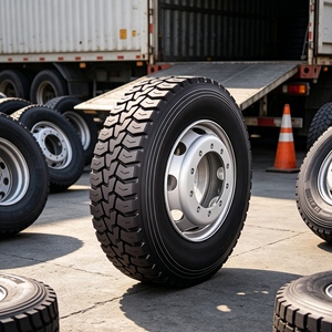 ยางรถบรรทุกคุณภาพสูง 11R20 ยางเรเดียลทุกตำแหน่ง 12R22.5 315/80R22.5 ยางรถพ่วงสำหรับงานหนัก - Product Image 1