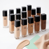 Fond de teint liquide longue tenue haute qualité à couvrance totale, marque privée, choisissez votre propre tube, fini mat, waterproof.