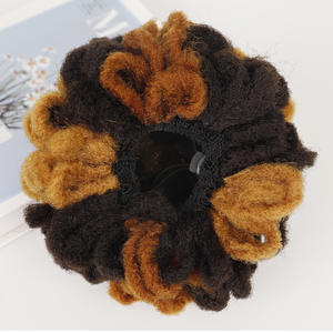 Cheveux <span class=keywords><strong>Chignon</strong></span> Chenille Tresse Postiche Dreadlock Cheveux <span class=keywords><strong>Chignon</strong></span> Afro Puff Postiche - Product Image 3