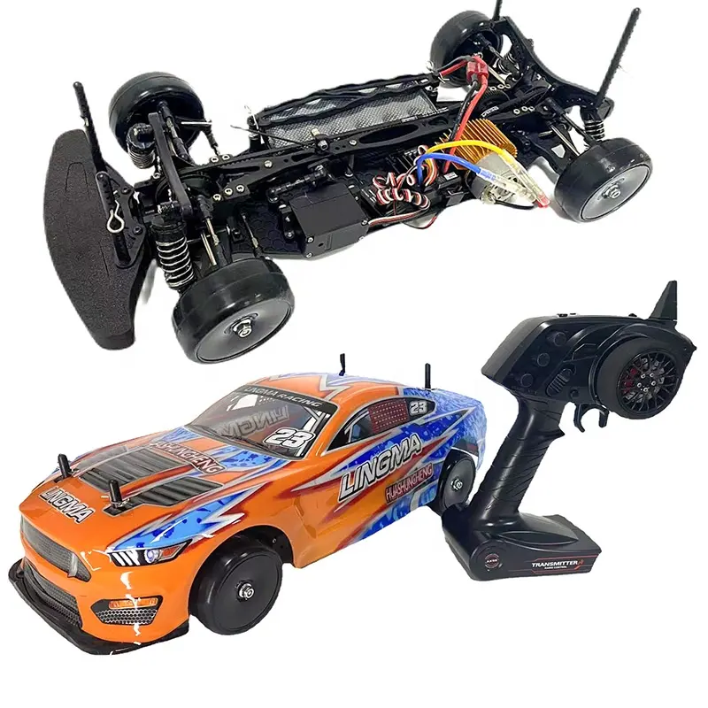 1/10ビッグRTR2.4G 4WDフラットスポーツ4X4ベルトトランスミッション45km/Hラジコンおもちゃドリフト車両RC電動ドリフトEPレーシングカー