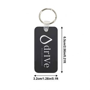 <b>Custom</b> Plastic Hotel <b>Keychain</b>, Durable Promotional Plastic Key Holder, Wedding Favors, Tradeshow Gift Away, Brand Promotion - Product Image 2