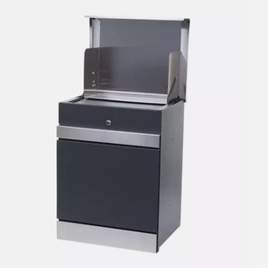 <span class=keywords><strong>Boîte</strong></span> de livraison de colis en acier pour l'extérieur <span class=keywords><strong>Boîte</strong></span> de dépôt de colis verrouillable <span class=keywords><strong>Boîte</strong></span> <span class=keywords><strong>aux</strong></span> <span class=keywords><strong>lettres</strong></span> en métal étanche Cadre en métal pour porche Clôture Curbside - Product Image 4