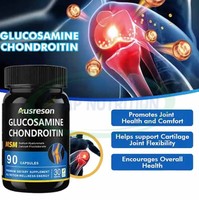 Ausreson OEM Comprimés de Collagène MSM pour la Santé des Articulations et des Os, Complément Halal 1500 800 Sulfate MSM Glucosamine Chondroïtine