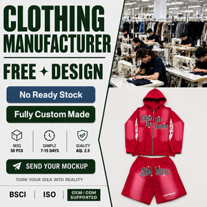 Clothing Manufacturer Custom High Quality Red Gothic Print Zip Up Tracksuit <b>Set</b> <b>Hoodie</b> <b>And</b> <b>Shorts</b> Faded <b>Men's</b> Tracksuits - Product Image 1