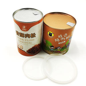 กระป๋องกระดาษพิมพ์ลายตามสั่ง เป็นมิตรกับสิ่งแวดล้อม พร้อมฝาเปิดแบบลอกออก สำหรับบรรจุภัณฑ์น้ำตาล วีล หมูหยอง - Product Image 4