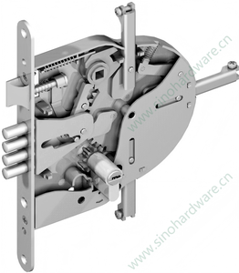<span class=keywords><strong>Cerraduras</strong></span> Multipunto Modelo 250 sin Pestillo, Cerradura Multipunto para Puerta Blindada, 7 Pernos 9065, Caja de Cerradura de 4 Vías - Product Image 1