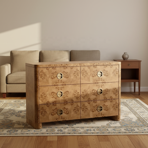 Designer Modern Style <strong>Pine</strong> Wood Luxury <strong>Sideboard</strong> Stainless Steel Handles Adjustable Storage Cabinet for Hotel Villa Living Room - Product Image 1