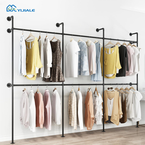 YIJIALE Bedroom Furniture Heavy Duty Clothes Display Rack Living Room Wall Mounted <strong>Closet</strong> <strong>Wardrobe</strong> - Product Image 2