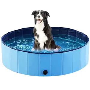 접이식 휴대용 개 목욕 욕조 수영장 야외 애완 동물 수영장