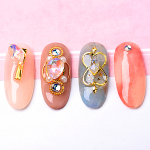 High Quality 3D DIY Alloy Hollow Nail Rivet Geometric Design Bling Bling Luxurious Nail Charms Art Decorations Accessories - Product Image 6