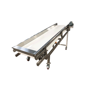 Kommerzielle automatische <span class=keywords><strong>PVC</strong></span>-Förderband maschine aus Edelstahl mit Lebensmittel qualität - Product Image 2