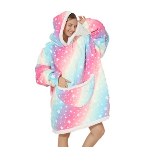 Michley Extra lungo inverno lusso verde Avocado <span class=keywords><strong>pigiama</strong></span> 350GSM flanella stampa termica Unisex (qualità esportazione) - Product Image 5