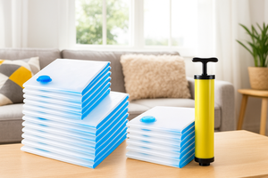 Sacs de compression sous vide de qualité supérieure système de stockage de voyage espace conception réutilisable robuste fournisseur en gros <span class=keywords><strong>prix</strong></span> d'usine direct - Product Image 2