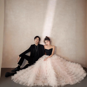 High End <b>Light</b> Wedding Dress Sweetheart Neckline Ball Gown Tulle <b>Netting</b> Vintage Style Studio Photo Shoot Travel Photography - Product Image 3