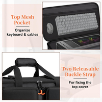 Computer Desktop Tower Large Carrying Case PC Travel Case for Computer Moving Portable Gaming Backpack for Keyboard Mouse