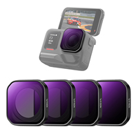 Ensemble de 4 filtres polarisants à densité neutre multi-couches K&F Concept ND8/PL ND16/PL ND32/PL ND64/PL pour Insta360 Ace Pro 2