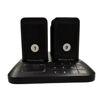 Longue portée café file d'attente alimentaire bipeur pas de vibration 1 Base 16 buzzers système d'appel de serveur sans fil téléavertisseurs pour Restaurant