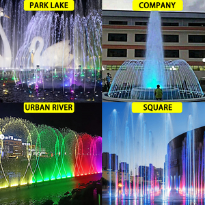 Fuente de Agua Dinámica con Luces LED, Fuente de Agua Danzante para Espectáculos Acuáticos Nocturnos en Plazas - Product Image 6